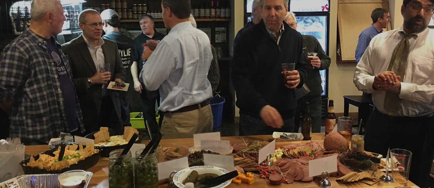 Photo of wine-tasting event held at Hofherr Meats