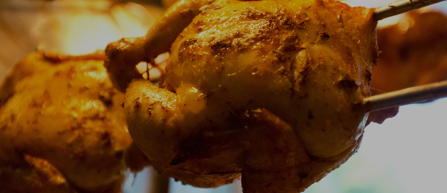 Photo of rotisserie chickens