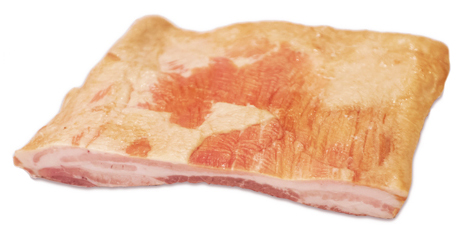 A slab of bacon