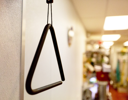 Metal dinner triangle