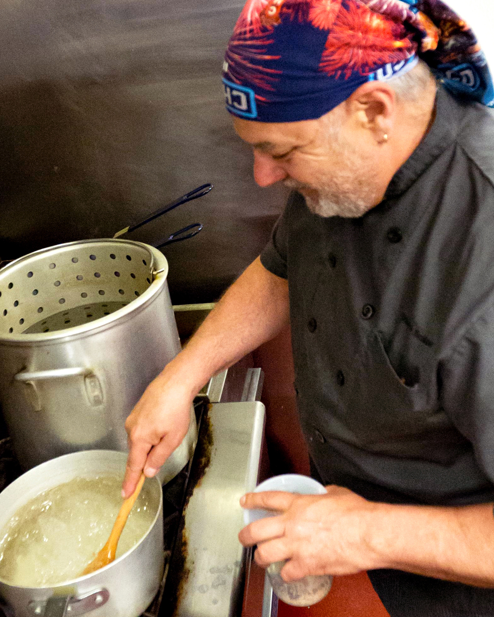 Photo of Steve Soler, head chef